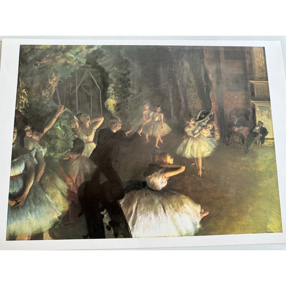 Degas, Ballet Rehearsal, Painting, Print, Art, Impressionism, ~ 250626-WH 225
